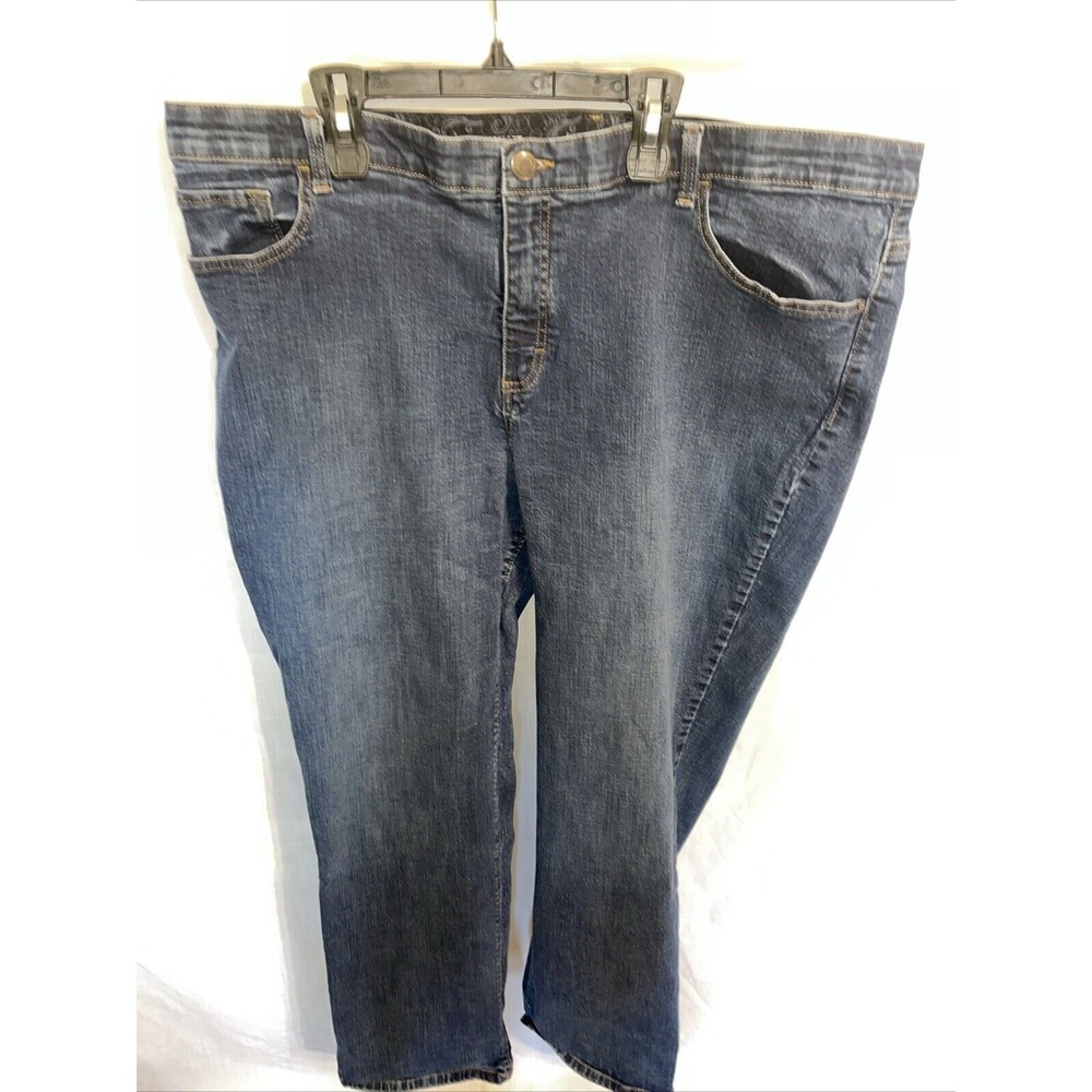 Lee Comfort Stretch Waistband Men’s Straight Jeans Size 42x30 Blue Rodeo Cowboy